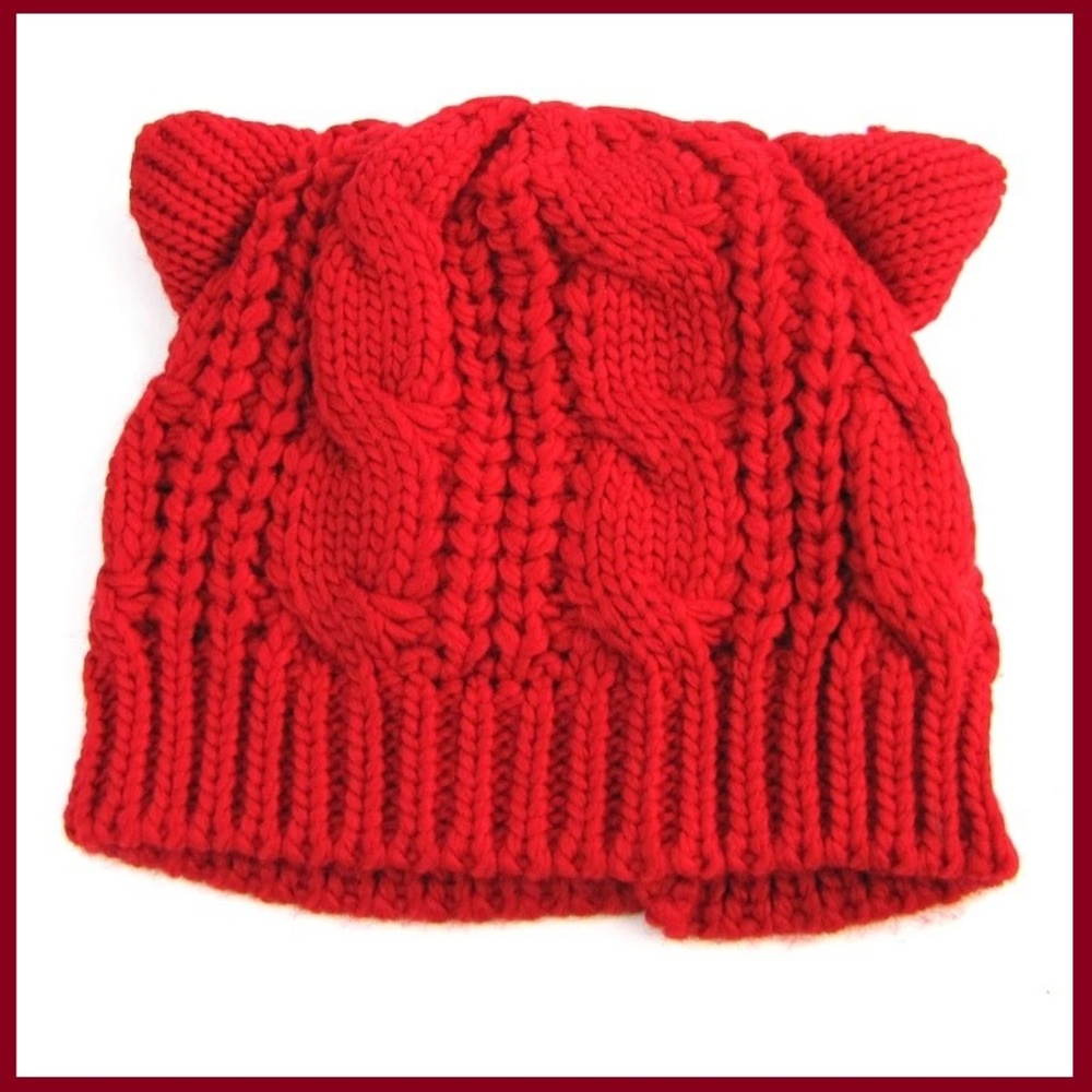 Winter Cat Ears Hat